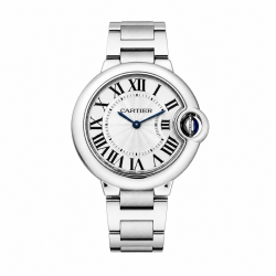 Cartier Ballon Bleu De 33MM W6920084 White Dial Watch